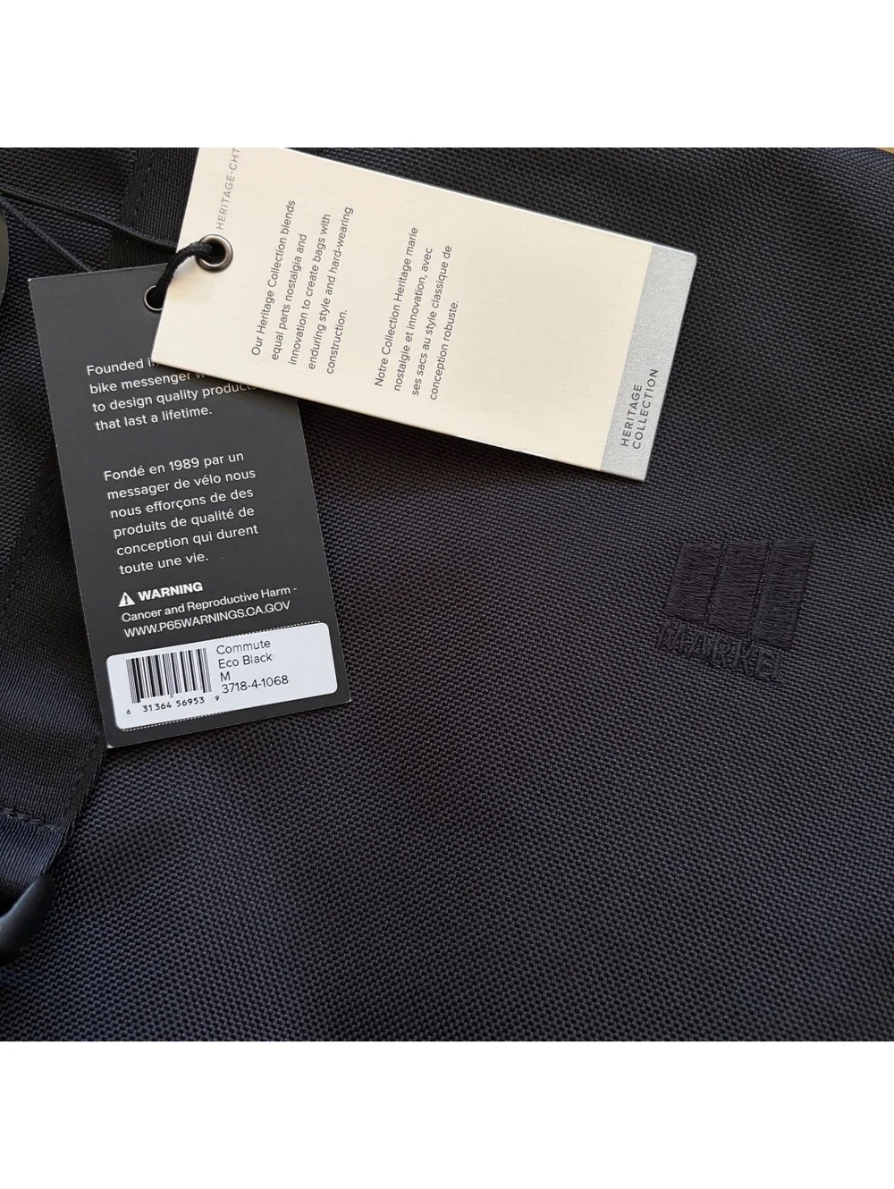 Timbuk2 Commute 2.0 Large Messenger Laptop Bag Black **Logo** NWT
